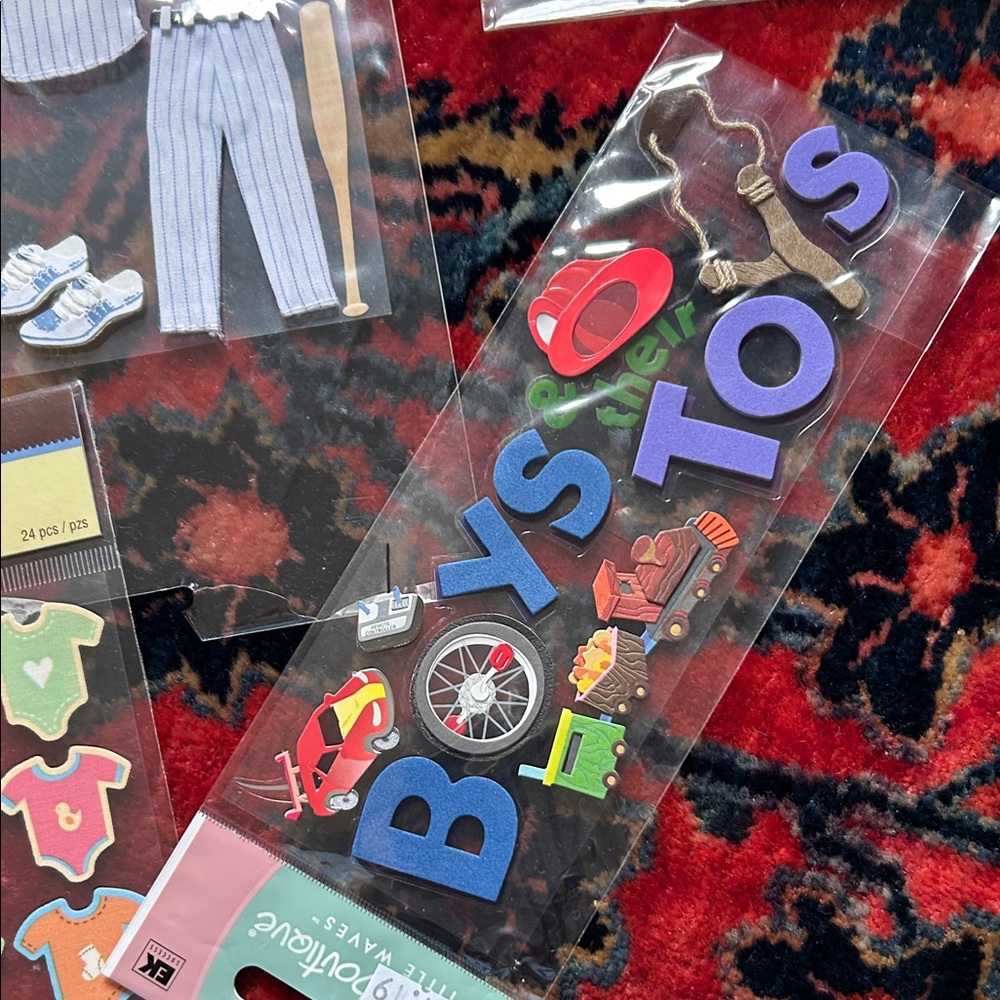 Assorted Scrapbooking Stickers—BOYS - Picture 3 of 10